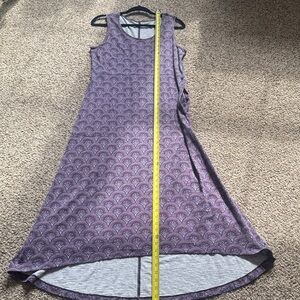 Duluth Trading Co Purple High Low Dress